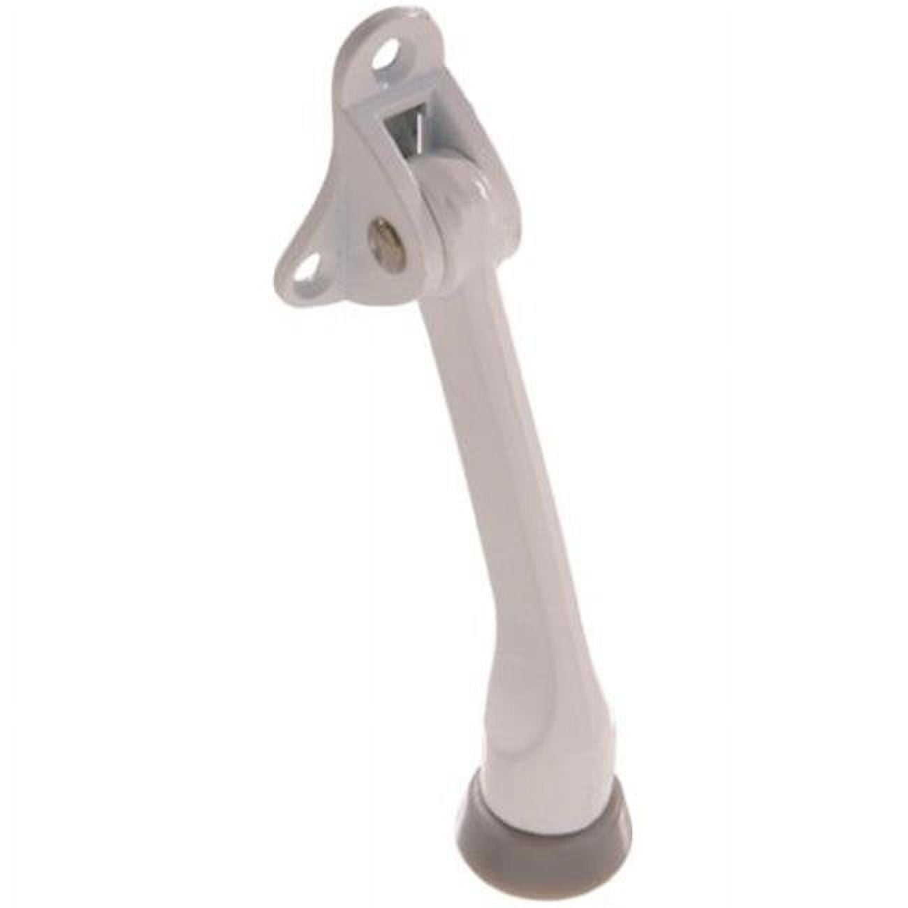 4 in. Kickdown Door Stop, White