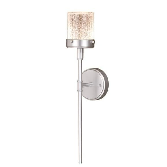 4 in. Levanto LED Outdoor Wall Light Painted, Satin Nickel