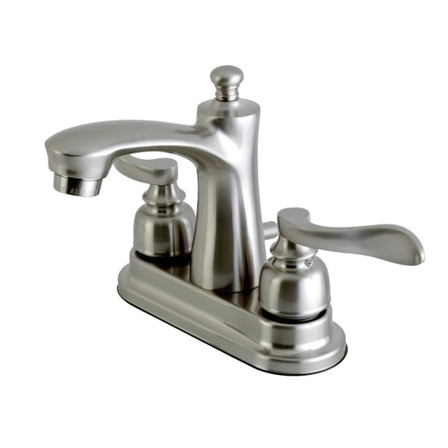 4 in. NuWave French Centerset Lavatory Faucet - Satin Nickel