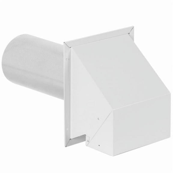 4 in. R-2 Pro White Dryer Vent Hood Pack of 5