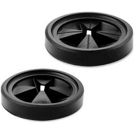 4 in. Rubber Mounting Gasket Kit, Black