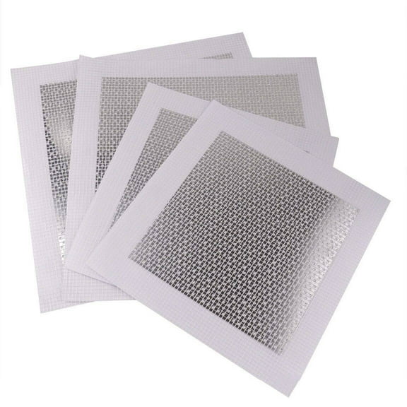 4 in. Self-Adhesive Aluminum Wall Repair Patch Kit Drywall Repair Tools Dry Wall Hole Quick Repair8 pack