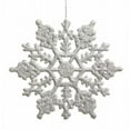 thumbnail image 1 of 4 in. Silver Glitter Snowflake 24-Pvc Box, 1 of 1