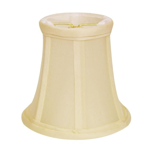 Off-White Dupioni Silk Empire Chandelier Lampshade Set