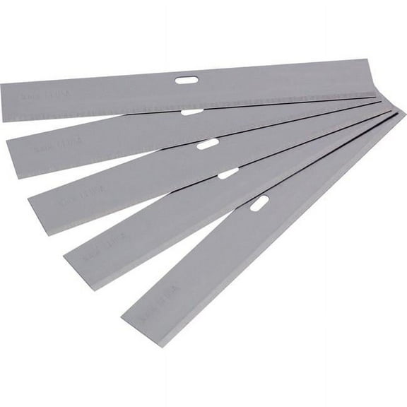 4 in. Steel Floor Razor Scraper Blade, Pack of 5