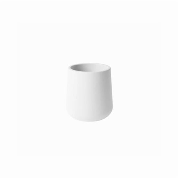 4 in. Tapered Cylinder Planter, White - Pack of 4