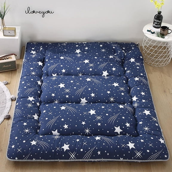 4 in Thick Japanese Floor Mattress Foldable Futon Mattress Sleeping Tatami Mat
