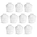 4 in. White PVC DWV Cleanout Adapter with C.O. Plug, Slip x Female Pipe Thread Drain, Waste & Vent Systems (10-Pack)