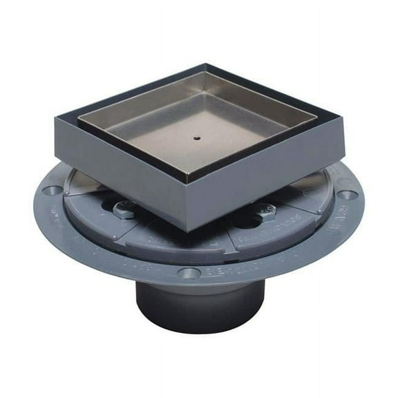 4 in. dia. Tile-In Stainless Steel Shower Pan Drain