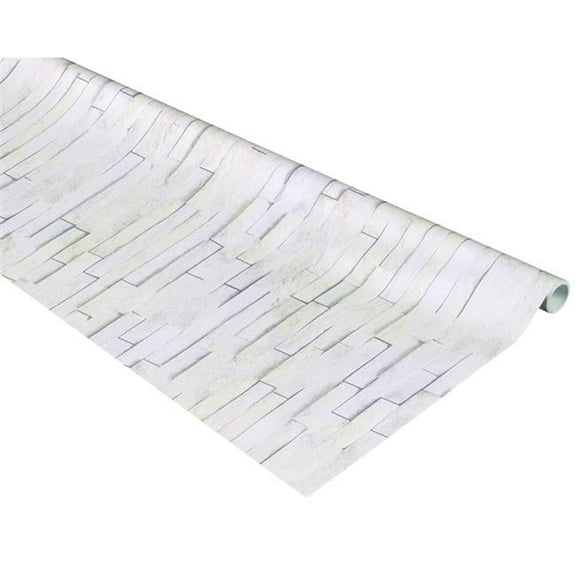4 in. x 12 ft. Fadeless Ledger Stone Bulletin Board Paper - 4 Count