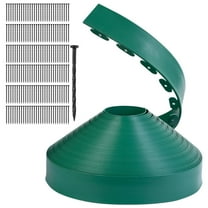 4 in x 150 ft Durable Landscape Edging Border, Lawn Edging Roll Kit for Pathway Paver Yard Lawn (Black)