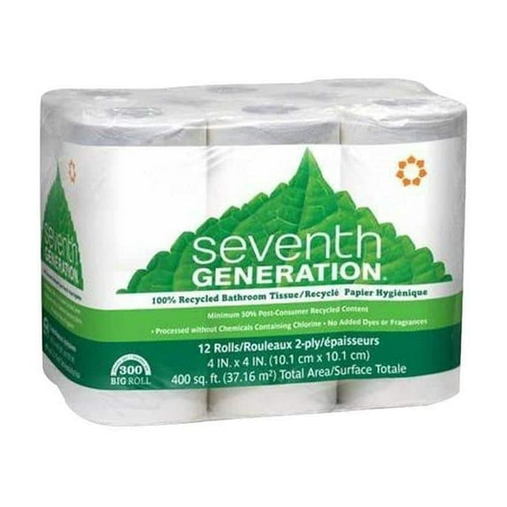 4 in. x 4 in. Bath Tissue 2-Ply (12-Pack)