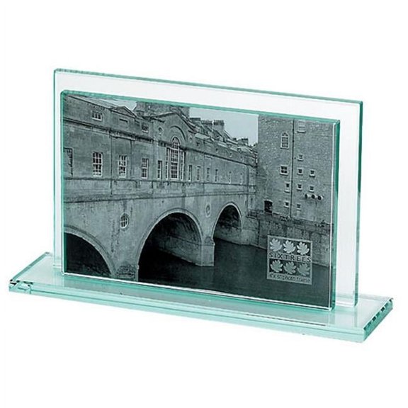 4 in. x 6 in. Deco Glass Vertical
