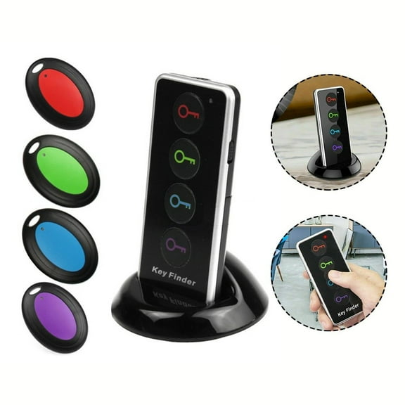 4 in1 Wireless Remote Lost Finder Remote Control Finder Key Locator w/ LED Light