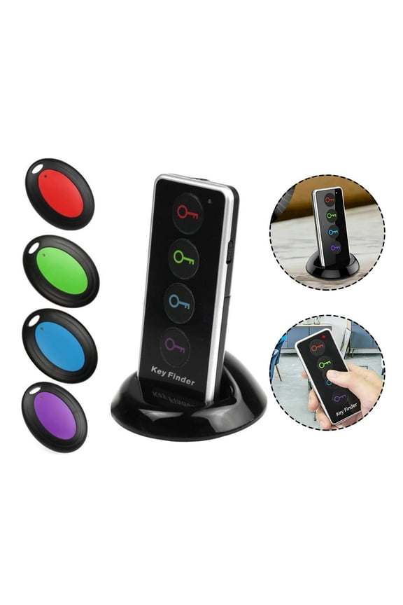 4 in1 Wireless Remote Lost Finder Remote Control Finder Key Locator w/ LED Light