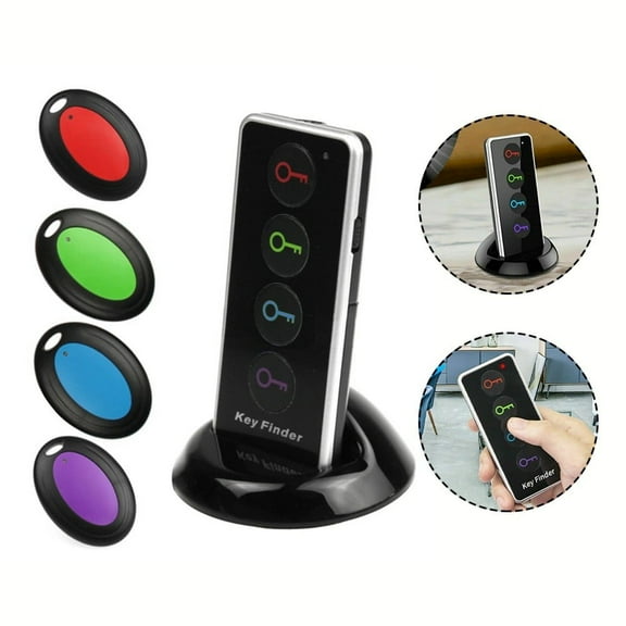 4 in1 Wireless Remote Lost Finder Remote Control Finder Key Locator w/ LED Light