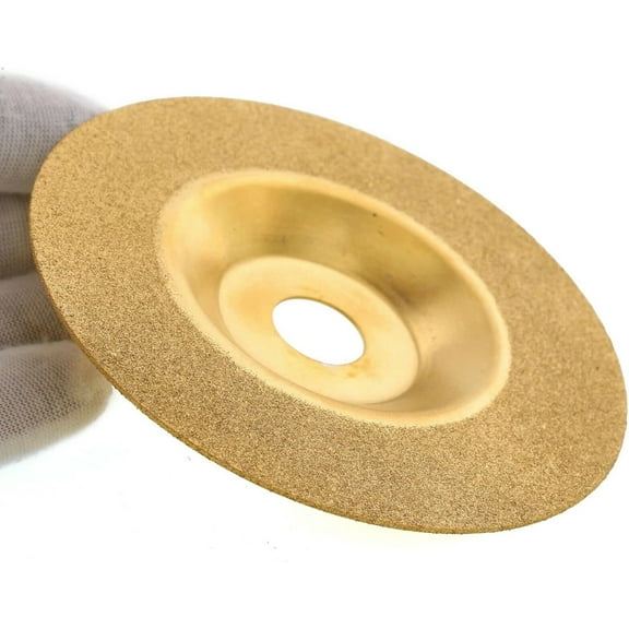 4" inch 100mm Diamond Grinding Disk Grit 150 Convex Wheels Disc Coated TITANIUM