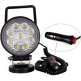 4 inch 27W LED Work Light Bar with Base, Cigarette Lighter