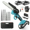 4-inch & 6-inch Mini Electric Chainsaw Cordless 18V Battery-Powered ...