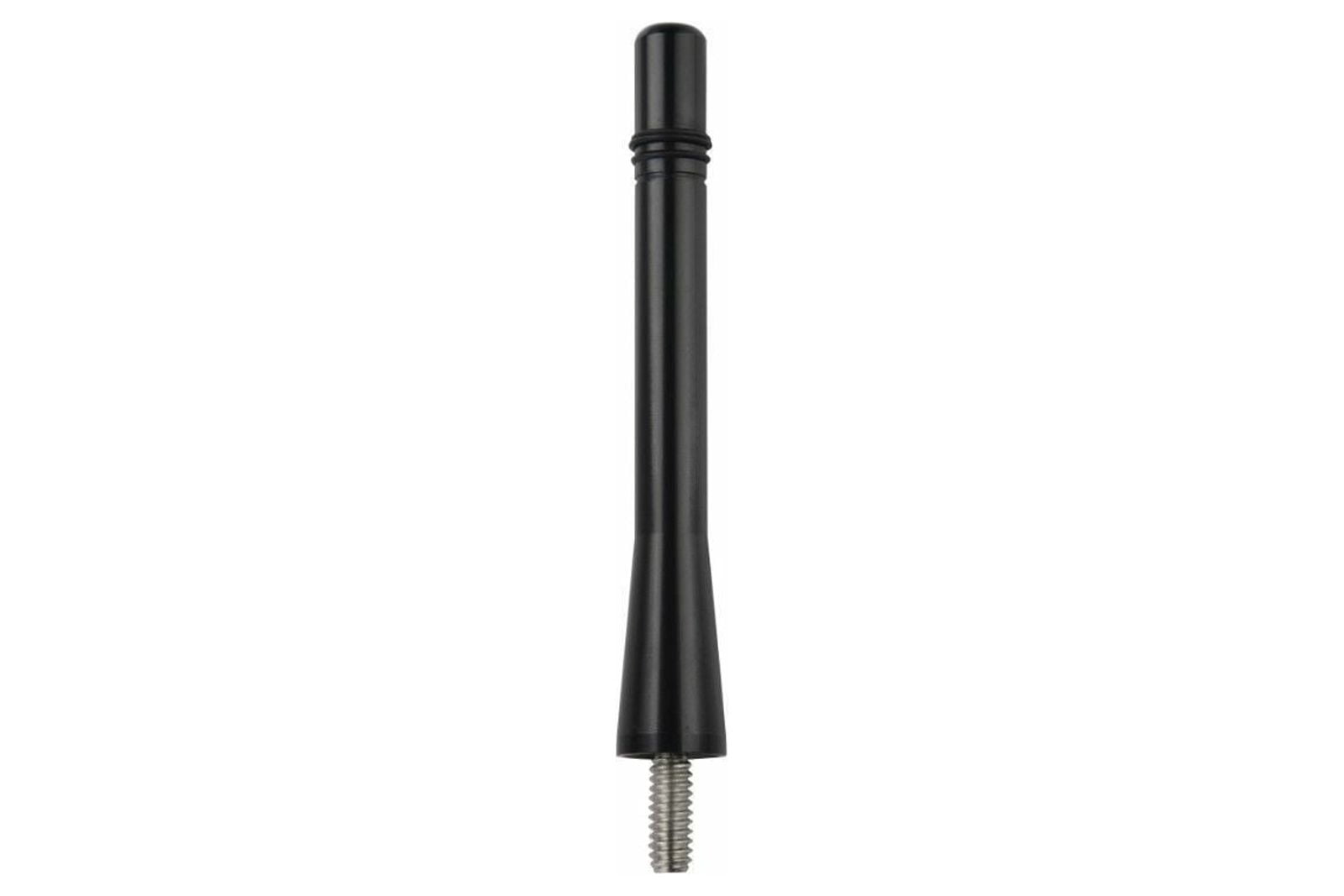Votex 4 Inch Black Aluminum Antenna - Made In USA, Stainless Steel Threads, Short Car Antenna Replacement