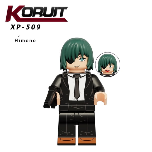 4 Inch Chainsaw Man Building Blocks Set Denji Makima Minifigures Compatible with Lego