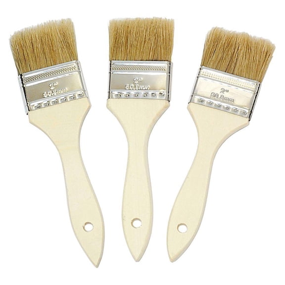 4 inch Chip Brush 1 1/2" trim, white, case of 12