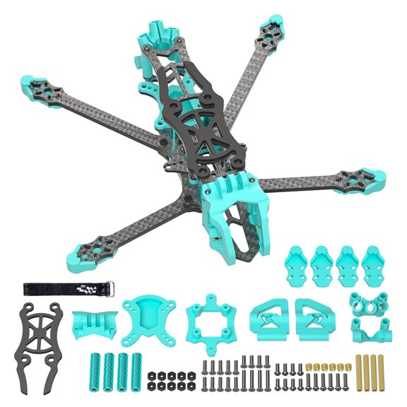 4-inch Crossover Machine Carbon Fiber Maintenance Rack DC/XH Aerial Training Huafei FPV Model HD DJI O3/O4/O4P