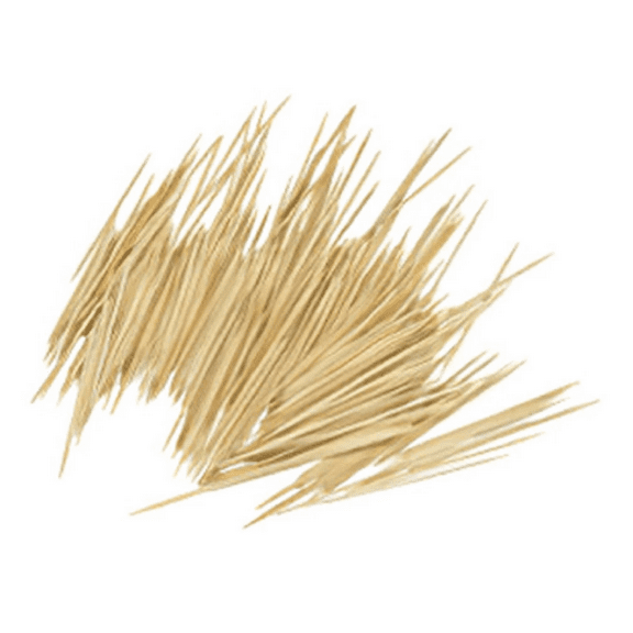 4 inch Double Point Bamboo Skewer (Pack of 2)