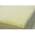 4 inch Foam Twin Bed Pad Mattress Egg Crate Overlay Topper 72 L X 34 W