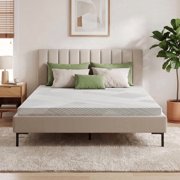 NOFFA 4 Full Size Memory Foam Mattress Topper, Cooling Mattress Topper with Removable Cover, Non Slip Base, CertiPUR-US & OEKO-TEX Certified