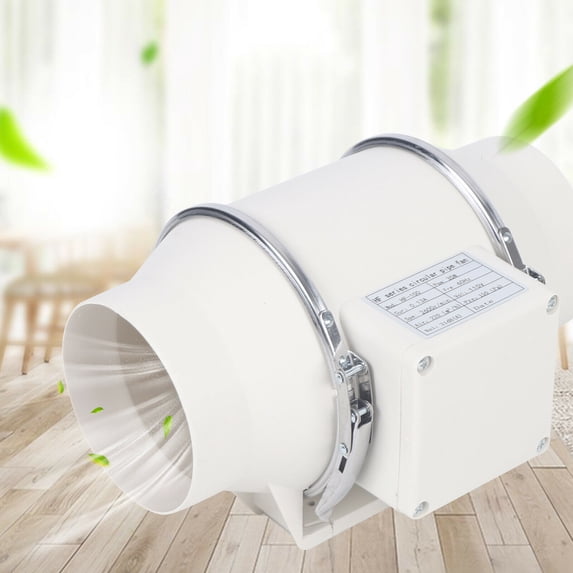4 inch Inline Duct Fan Tube Ventilation Fan Extractor Exhaust Blower 35W 220CFM