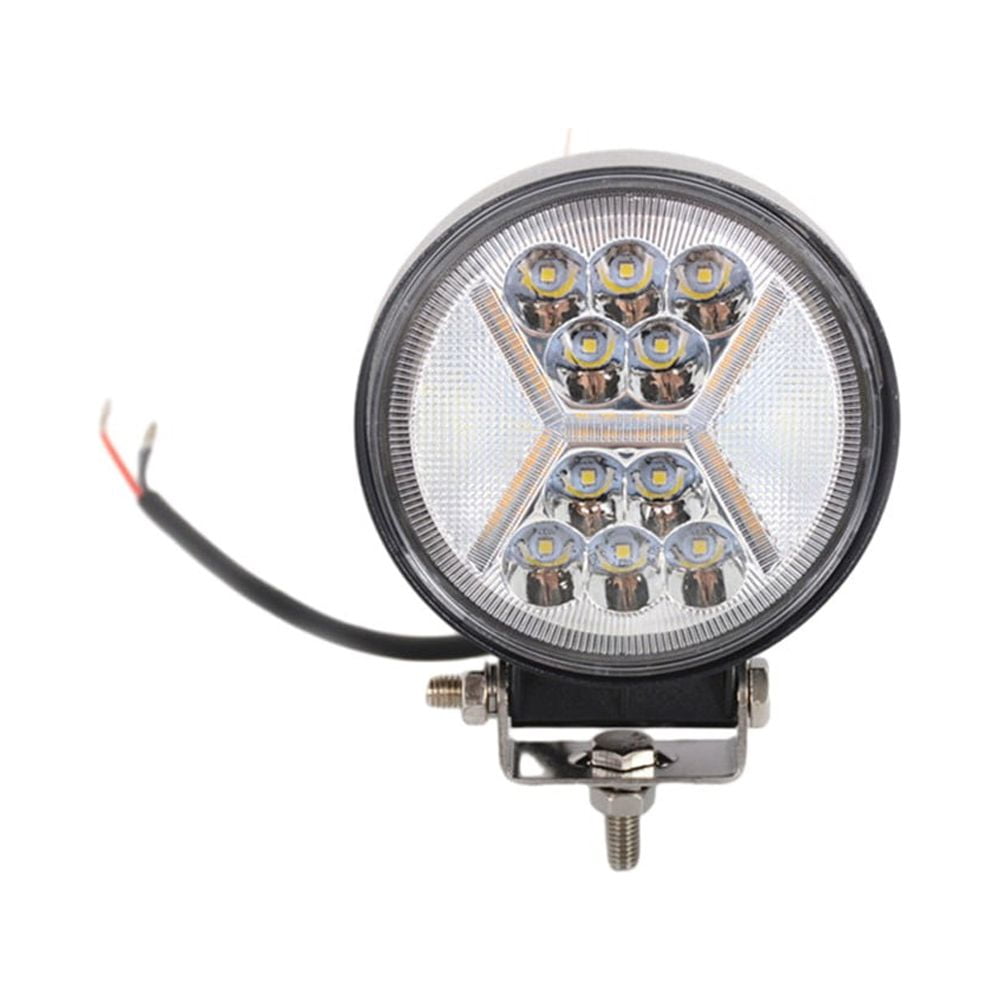 Inch Led Work Light Round Spot Flood Driving Fog Lamp Suv Atv Offroad