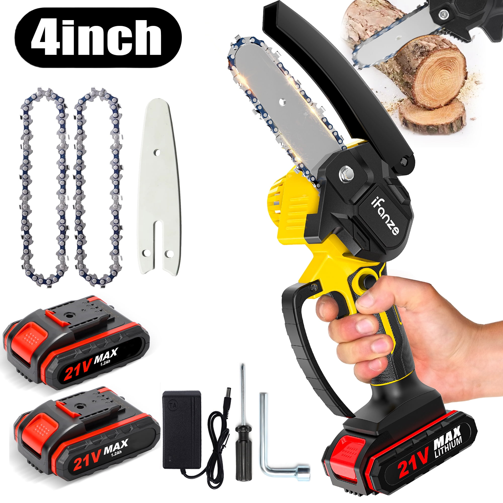 Rechargeable mini wood cutting chainsaw sale