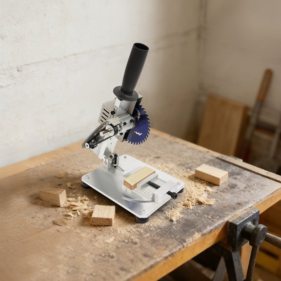 4 inch Mini Table Saw Multi-Function Mini Cutting Machine for Wood, Plastic, Acrylic, Metal, and More  Adjustable Angle, Low Noise, 9000 RPM