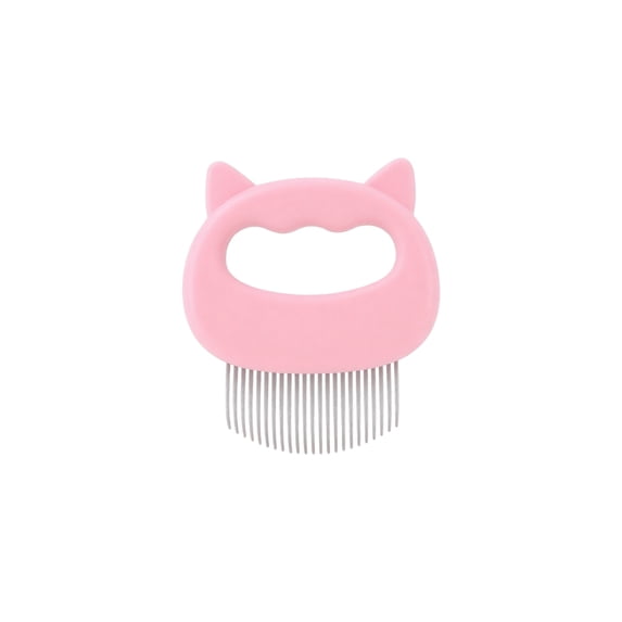 4 inch Pet Deshedding Comb, Cat Ear Shaped Floating Fur Remover, Gentle Cleaning Grooming Brush for Dog Cat Shedding Hair Care