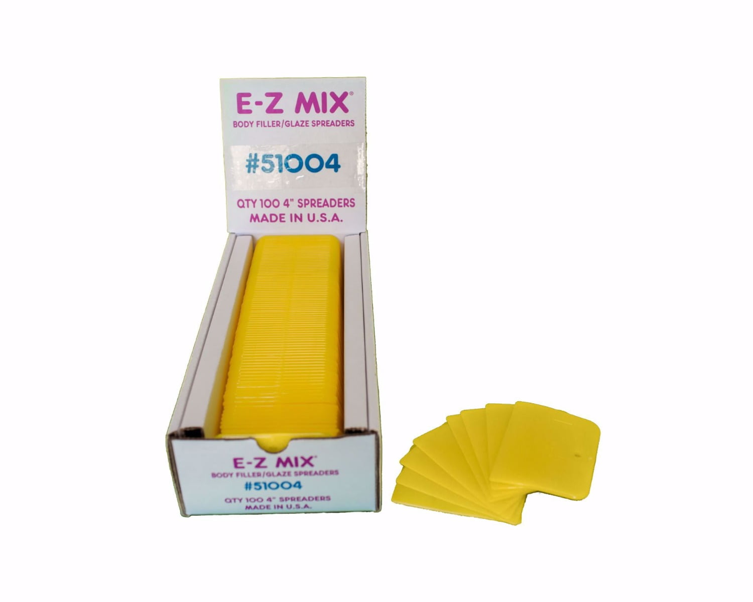 4 inch Plastic Auto Body Filler/Glaze Spreaders (100 ct)