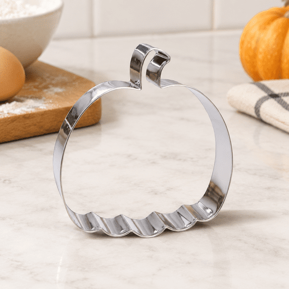 4 inch Pumpkin Cookie Cutter - Stainless Steel
