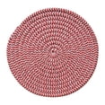 thumbnail image 1 of 4 inch Round Woven Placemats,Woven Placemats,Placemats Round,Dinner Plates Mat, Non-Slip,Heat-Resistant,Dining Table Woven Place Mats Kitchen Placemat Washable Table Mats,Washable Woven Placemat,(D), 1 of 6