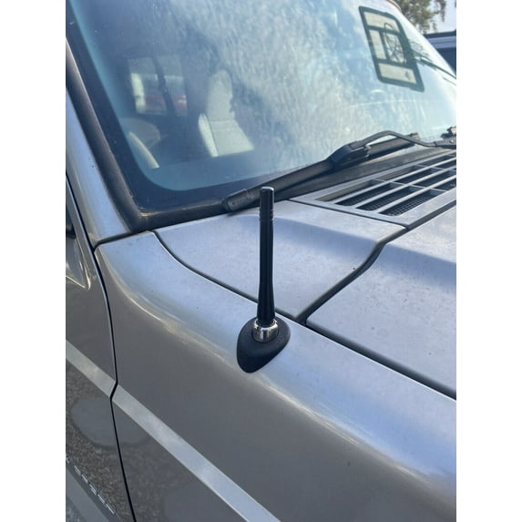 4" inch Short Black Aluminum Antenna Mast for JEEP CHEROKEE 1997-2001 Brand New