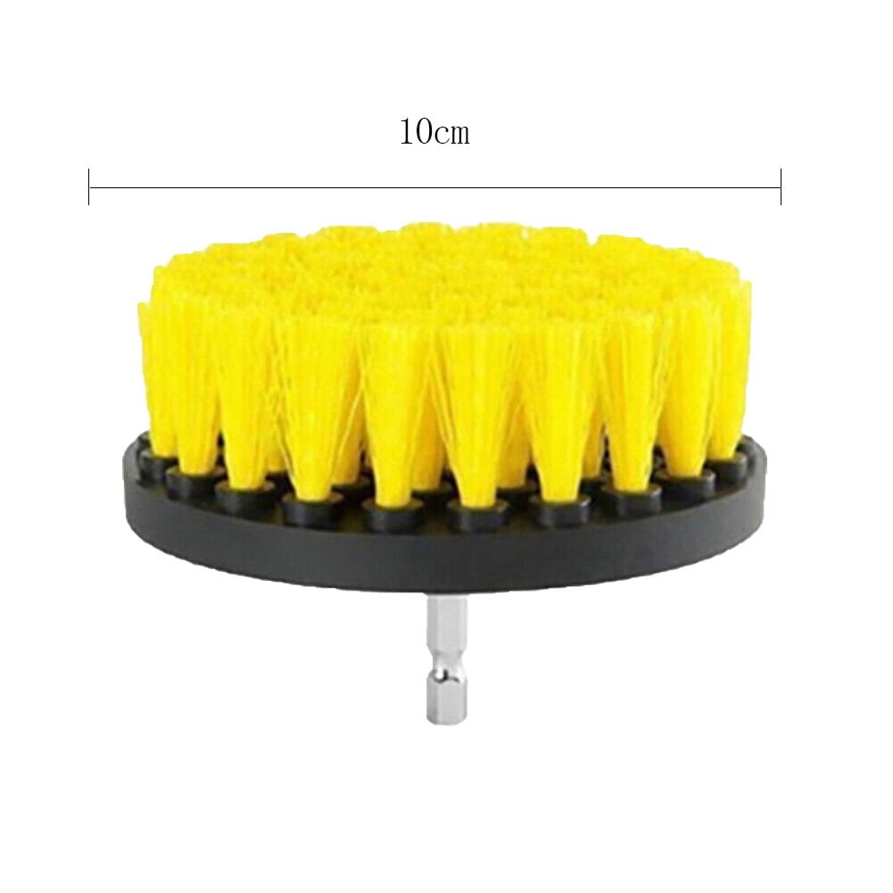 4 inch Soft Drill Brush Attachment For Cleaning Carpet & Leather and