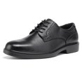 thumbnail image 1 of 4 inch Soft Toe Black Color Work Shoes, 100% NAPPA Full Grain Leather With Kevlar Puncture Resistant RV2102, 1 of 1