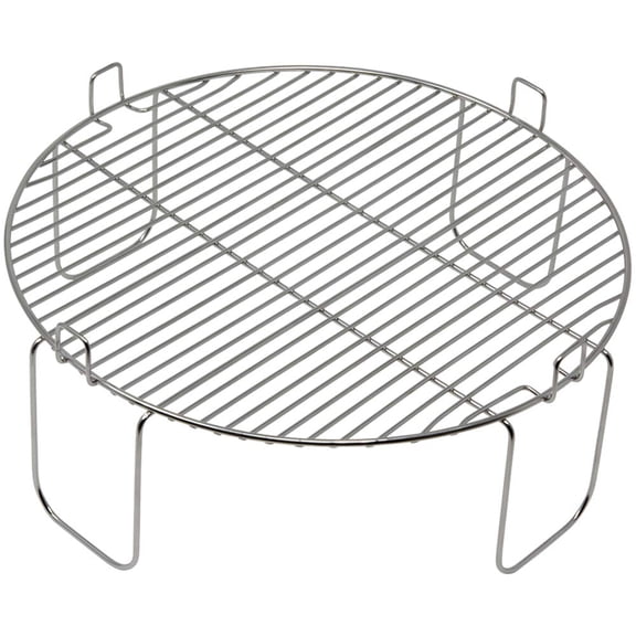 4 inch Stainless Steel Grill Rack Compatible with Oven Pro, Primo, NutriChef, Black Decker | Reversible Grate Accessory for Cooking, Baking, Cooling in Infrared Kitchen Convection Toaster Oven Y101