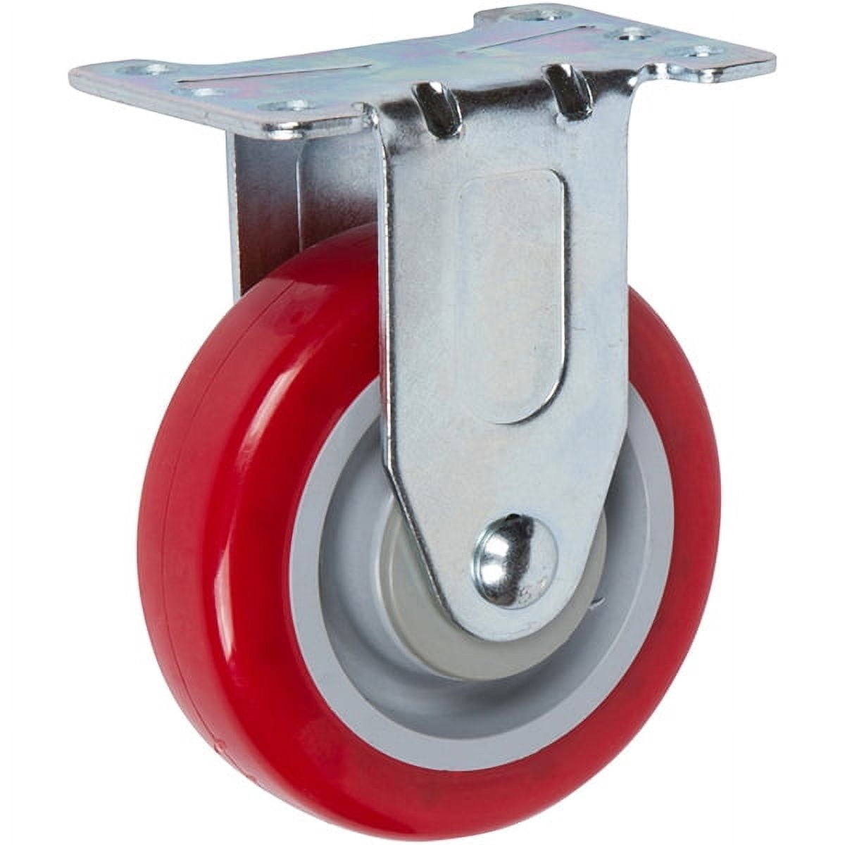 4 inch x 1.25 inch PLY Polyurethane Light Duty Industrial Non-Marking ...
