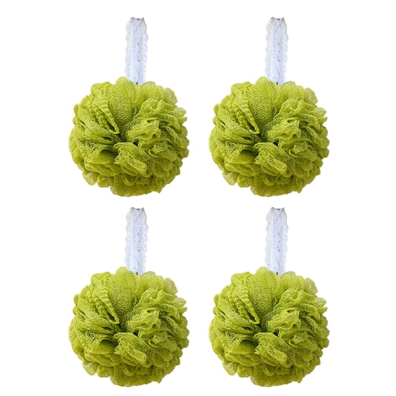 4 large non-loose bath flower bath balls Lace bath balls Bath back rub bath balls