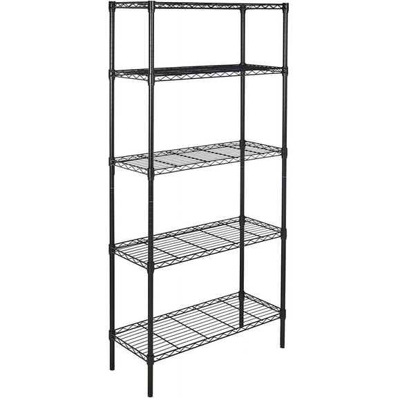 4-layer shelves for garages and kitchens, adjustable heavy-duty steel wire rack storage shelf organizers, 36 "length x 14" width x 54 "height