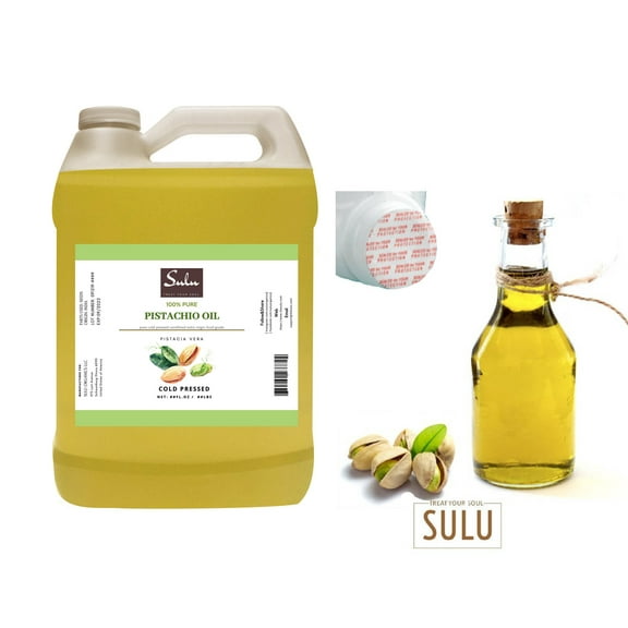 4 lbs 100% pure Unrefined Virgin Food Grade Cold Pressed Natural Pistachio oil