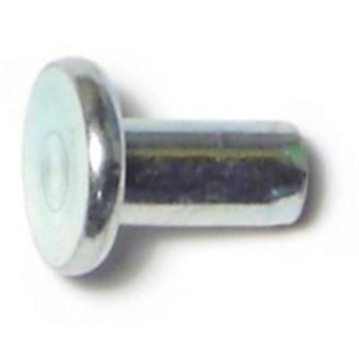4 lbs. x 0.36" Zinc Plated Steel Flat Head Tinner Rivets SRS-109 (100 pcs.)