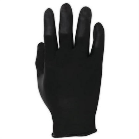 4 ml Black N-Dex Night Hawk Nitrile Glove, Medium - 50 Per Box