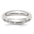 thumbnail image 1 of 4 mm Sterling Silver Comfort Fit Band, Polished - Size 10.5, 1 of 1