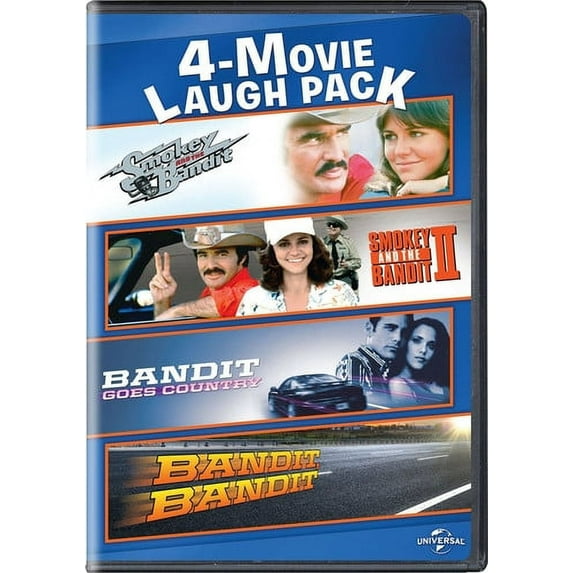 4-movie Laugh Pack: Smokey and the Bandit / Smokey and the Bandit II / Bandit Goes Country / Bandit, Bandit (DVD)